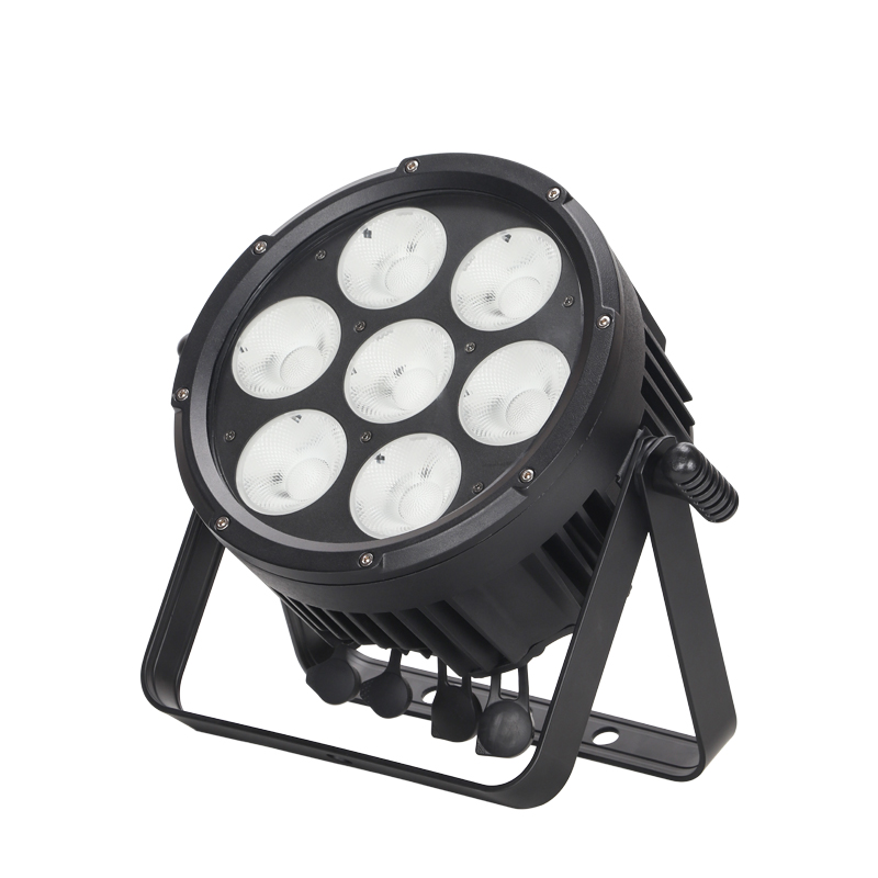 DJ Disco Show Outdoor Waterproof 7x40w RGBW 4in1 COB LED Par Stage Lights